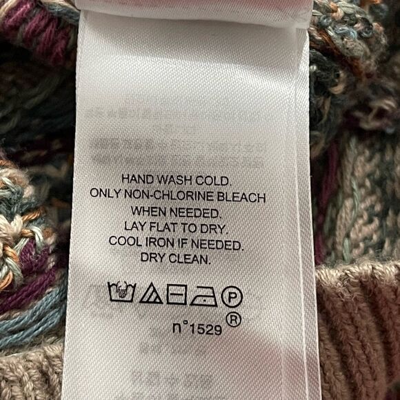 Lauren Ralph Lauren Fair Isle Linen-Blend Skirt Size L - Picture 8 of 9